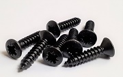 Self Tapping Screws and Cups Black Self Tappers and Cups