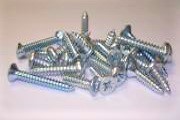 Self Tapping Screws and Cups Zinc Plated Self Tapping screws